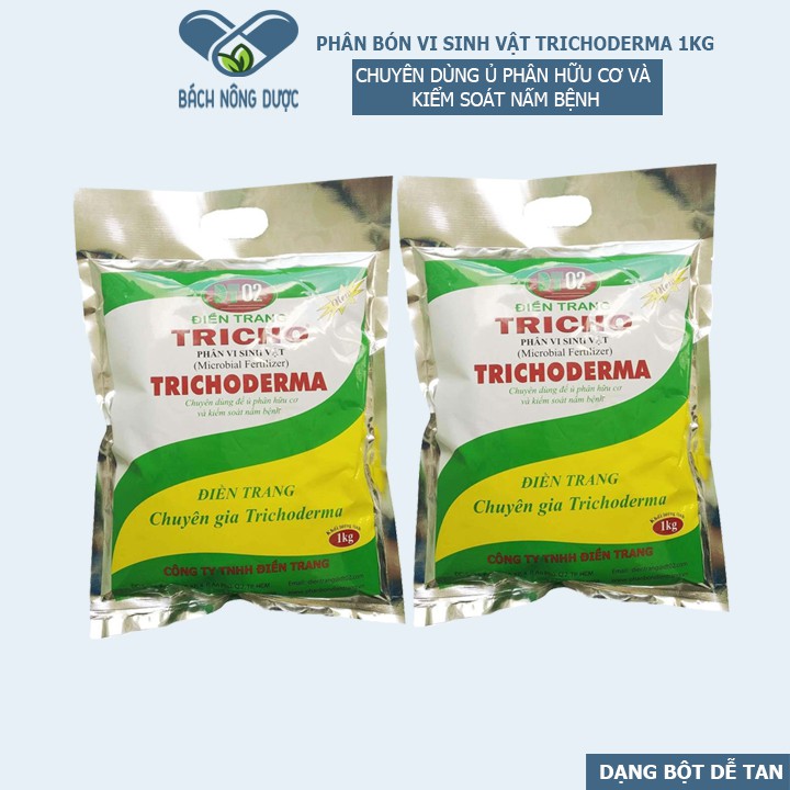 Phân Vi Sinh Vật Trichoderma Chuyên Dùng Để Ủ Phân Hữu Cơ Và Kiểm Soát Nấm Bệnh gói 1kg