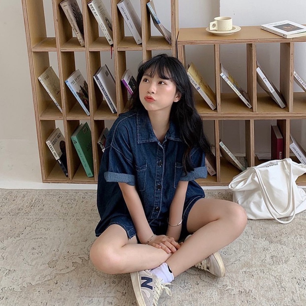 Sét  sơmi jean 2 túi Quảng Châu CHANREEN