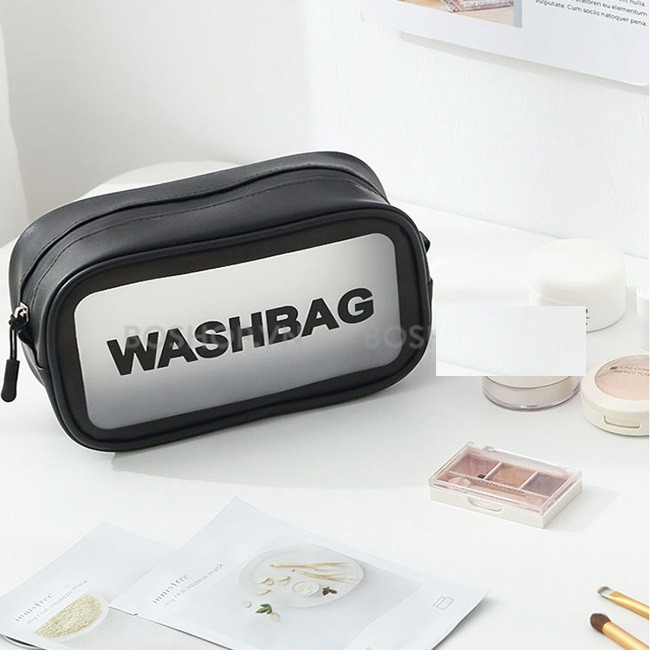 Combo 3 túi nhựa mỹ phẩm Washbag