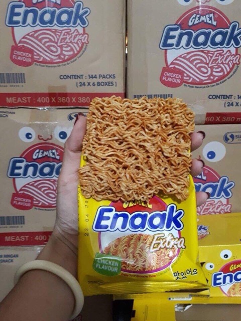 MÌ ĂN SỐNG ENAAK 30G x 24 GÓI INDONESIA