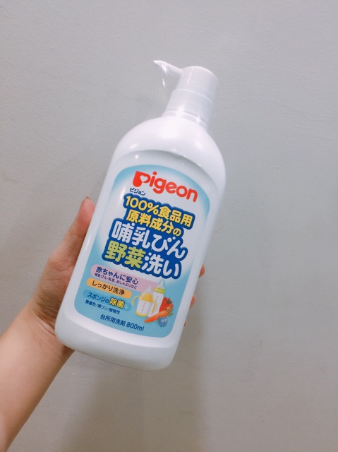 Nước rửa bình sữa Pigeon Nhật bản 800ml