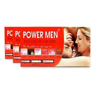 Bao cao su Powermen gia đình hộp 12 chiếc