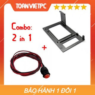 Combo đế bắt main, nút nguồn máy tính