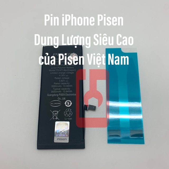 Pin iPhone Pisen Dung Lượng Siêu Cao của Pisen Việt Nam