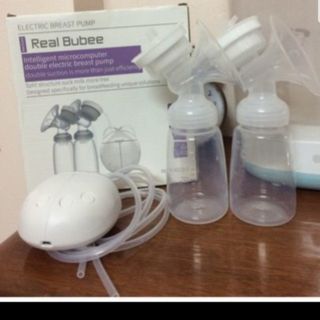 5 Máy Hút Sữa Điện Đôi Real Bubee kích sữa, hút êm