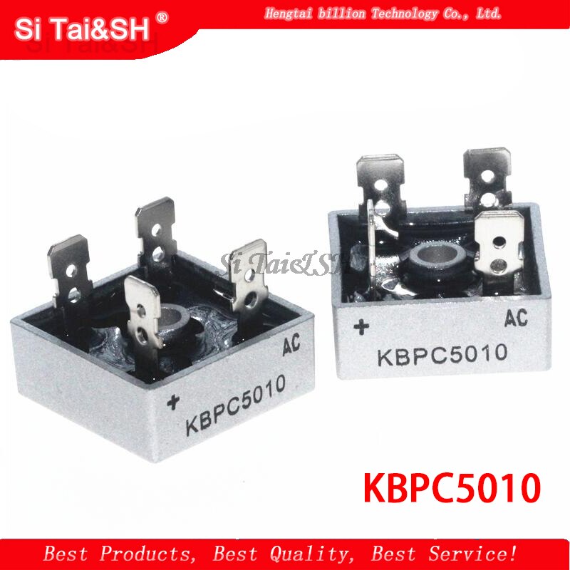 2PCS KBPC5010 1000V 50A  Diode Bridge bridge rectifier new and original IC