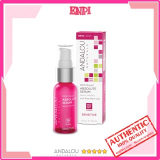 Tinh chất dưỡng da nhạy cảm Andalou Naturals 1000 Roses Absolute Serum 30ml