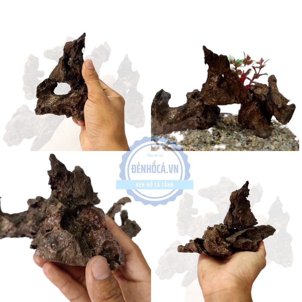 Đá cảnh mini làm tiểu cảnh trang trí hồ cá