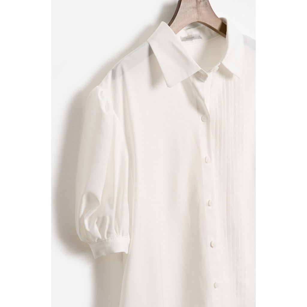 [Mã WASKT304 giảm 15% tối đa 30K đơn 99K] Sơ Mi Tay Cộc Ly Trần Trắng[Madelen] | BigBuy360 - bigbuy360.vn