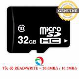 [Mã ELFLASH3 hoàn 10K xu đơn 20K] Thẻ nhớ MicroSD 32GB Class 10 tốc độ Read-Write 20MB/s-16.5MB/s 1000000395