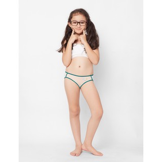 Hộp quần lót bé gái cotton bikini 6 cái iBasic KG001P