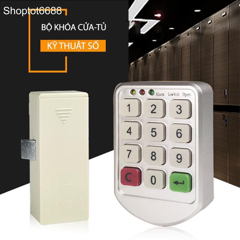 Khóa số điện tử cho cửa phòng, cho hòm, tủ để đồ cá nhân (Kho hàng Hà nội)