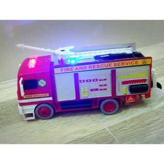 XE CỨU HỎA CHẠY PIN PHUN BONG BÓNG