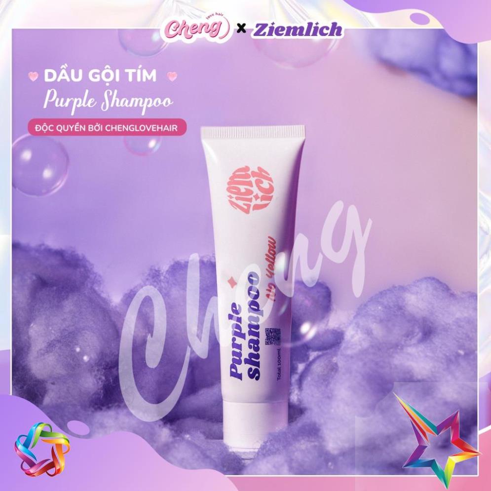 DẦU GỘI TÍM ZIEMLICH, Dầu Gội Khử Vàng, Giữ Màu Cho Tóc Nhuộm Sáng, Tóc Tẩy | Chenglovehair, Chenglovehairs