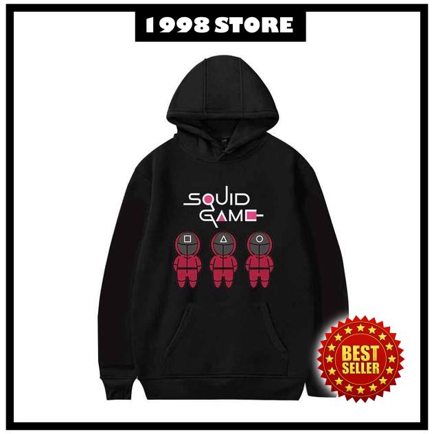 🎁Sale 50%💥  Áo Squid Game Trò Chơi Con Mực - Áo Hoodie Squid Game Form Dáng Rộng Nam Nữ 💖