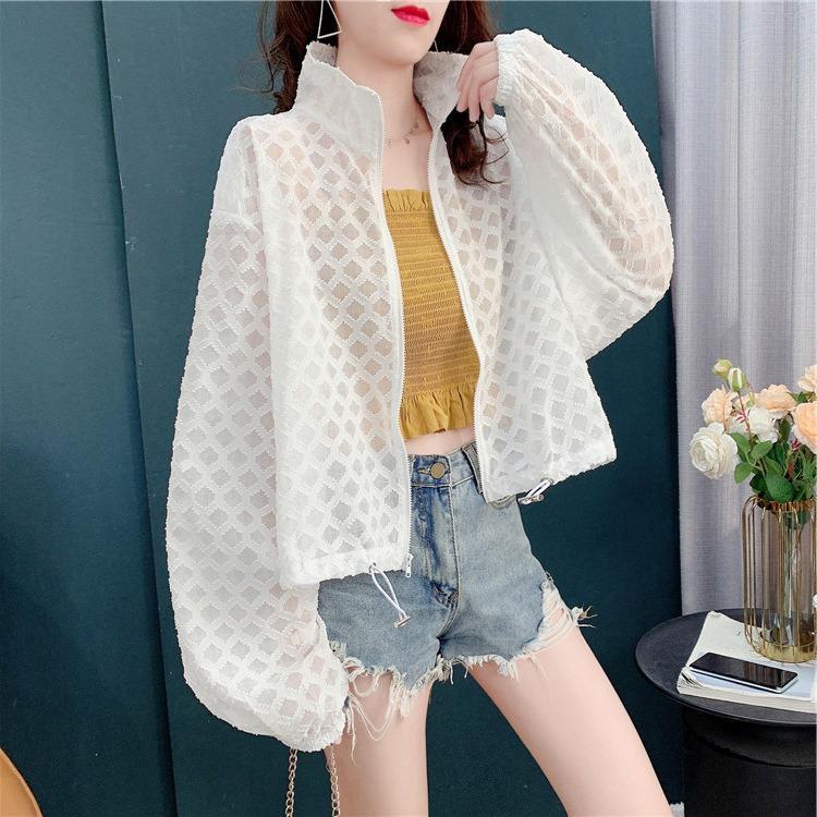 Áo Khoác Chống Nắng Cao Cấp Mỏng Có Khóa Kéo Thời Trang Mùa Hè 2022 Phong Cách Mới Cho Nữ