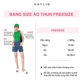 Áo sát nách KAYLIN rút dây eo N1703