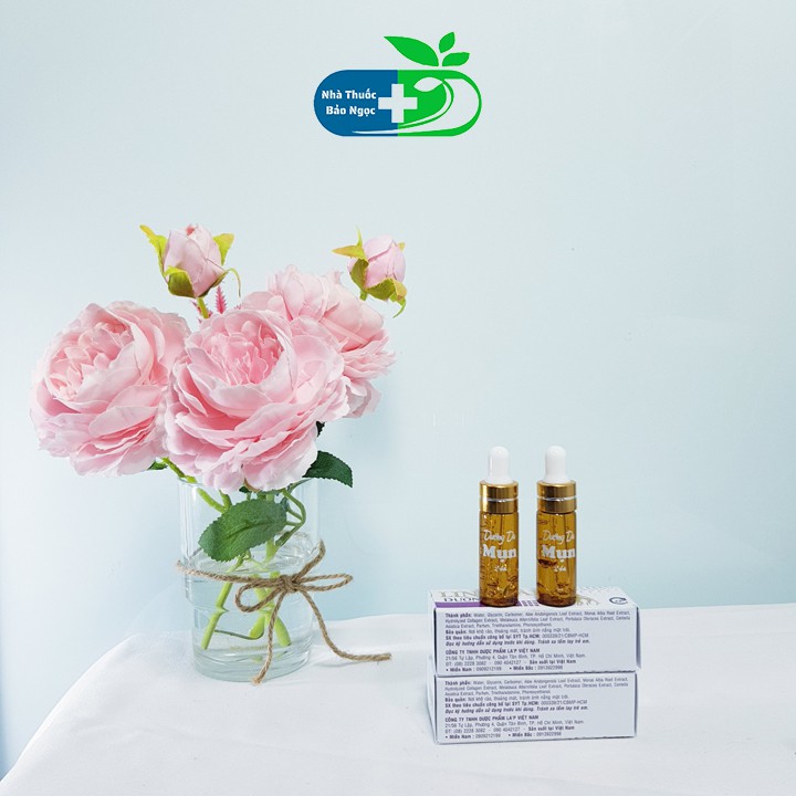 Serum bôi mụn 24h linh sâm dưỡng da mụn,kem bôi mụn