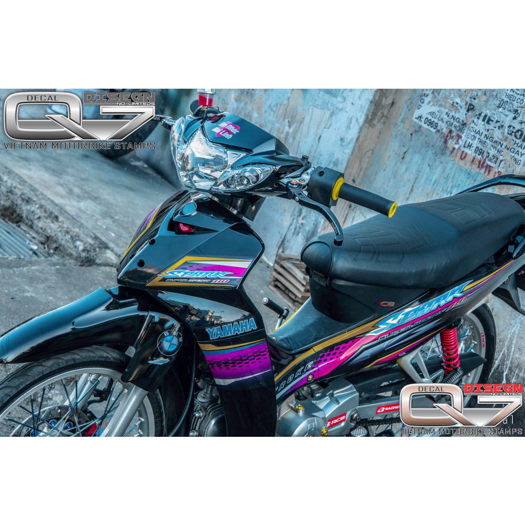 Tem Rời Sirius 110 Hồng Đen