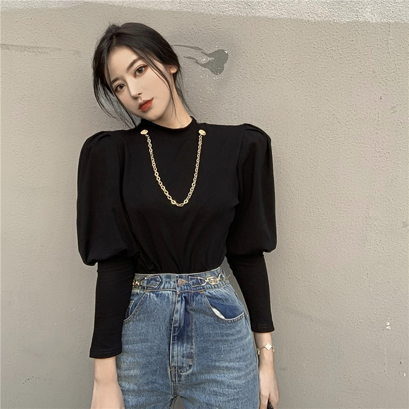 Áo Sơ Mi Nữ Dài Tay Màu Đen Thời Trang | BigBuy360 - bigbuy360.vn