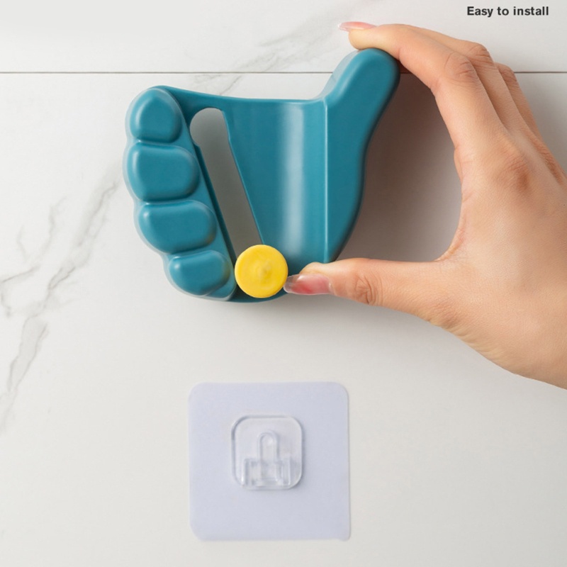 Giá Đỡ Cây Lau Nhà Gắn Tường Không Đục Lỗ Đa Năng Tùy Chỉnh Tiện Dụng