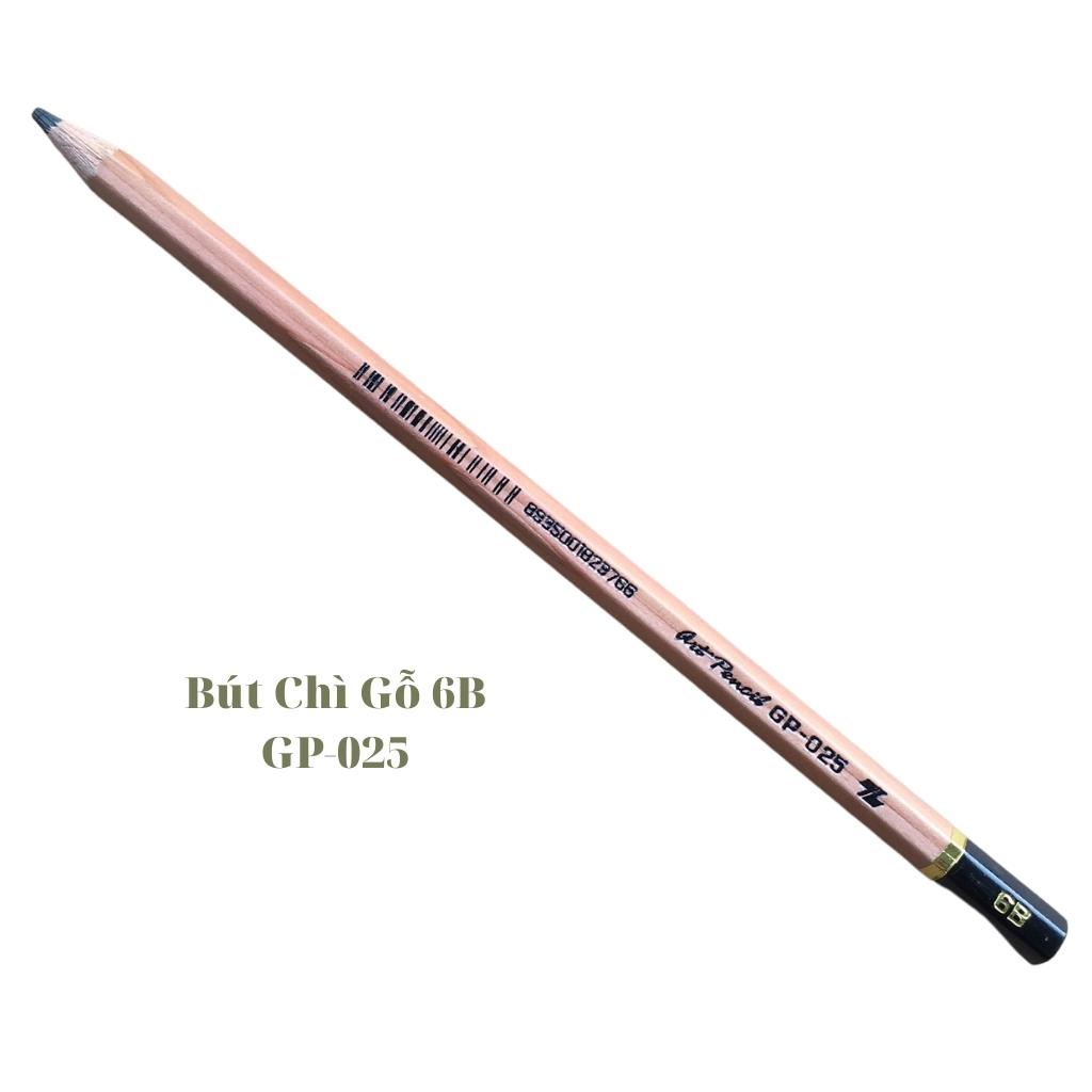 Bút chì gỗ nhiều B Thiên Long  3B  4B  5B  6B ( GP-022  GP-023  GP-024  GP-025 )