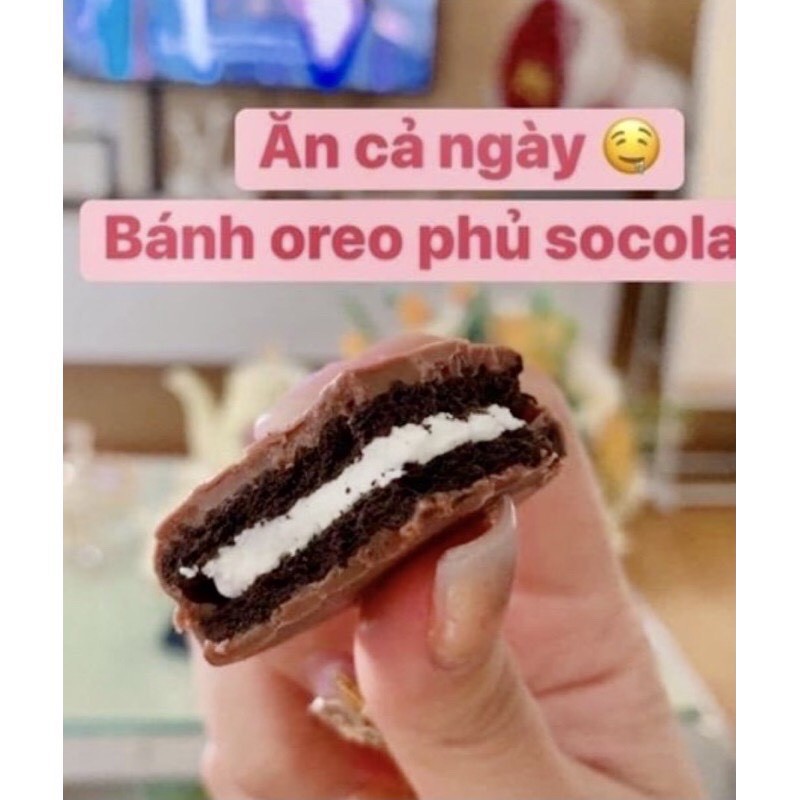 Bánh Oreo Socola-pie Nhân Dẻo Marshmallow 360g