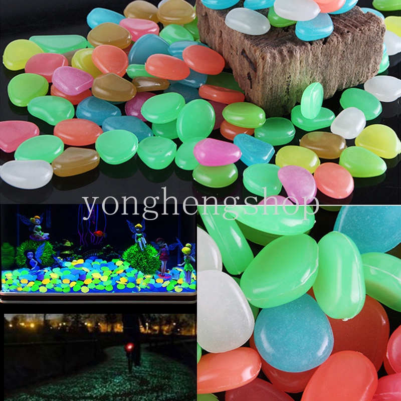 Bộ 25 Viên Đá Dạ Quang Trang Trí Sân Vườn