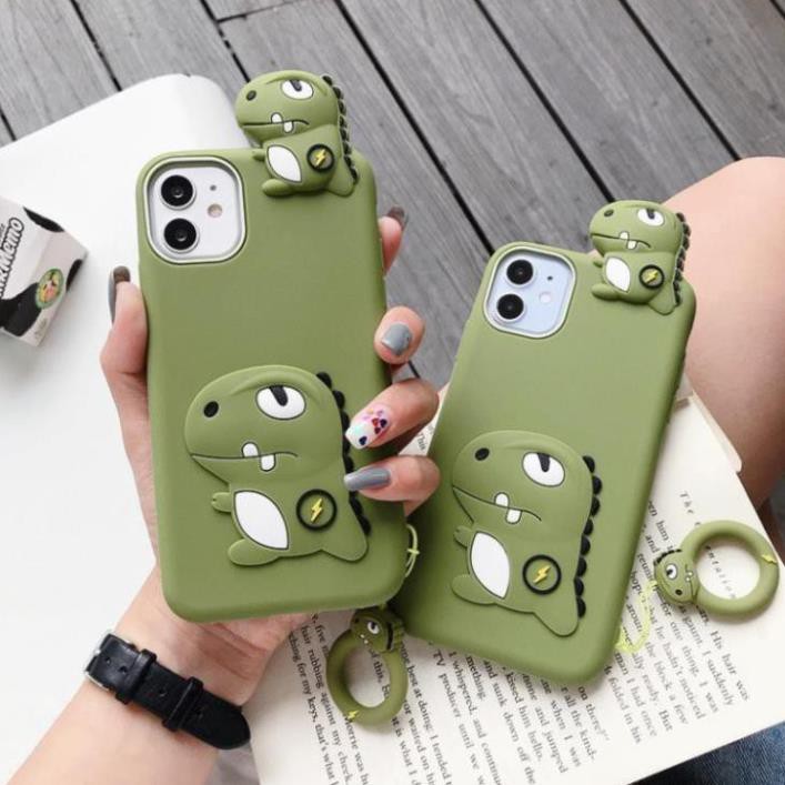 Ốp lưng Iphone thú leo 1 khủng long tia chớp kèm móc đeo 6/6plus/6s/6s plus/6/7/7plus/8/8plus/x/xs/xs max/11/11 promax