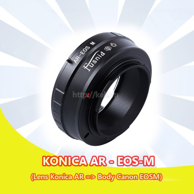 AR-EOSM Mount adapter chuyển ngàm cho lens Konica AR sang body Canon EOSM EF-M EOS-M