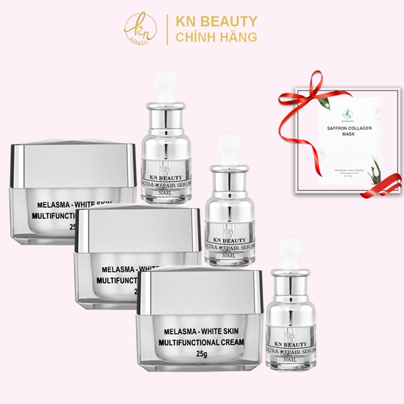 Sỉ 3 combo Face và Serum KN BEAUTY (KÈM QUÀ TẶNG CAO CẤP)