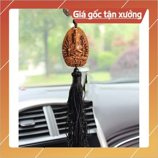 Móc treo xe khắc Phật Quan Âm