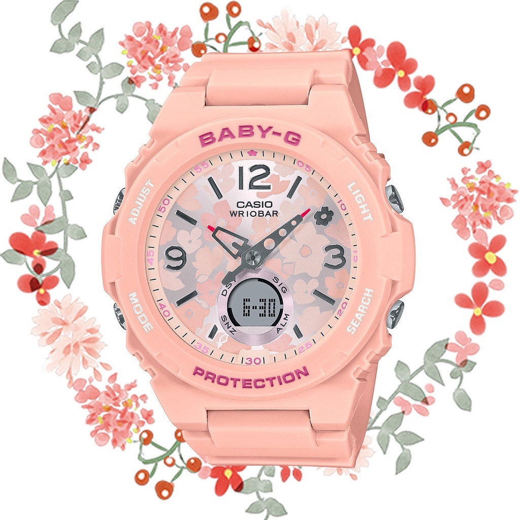 Đồng Hồ Casio Nữ dây nhựa BABYG BGA-260FL-4ADR Chính Hãng