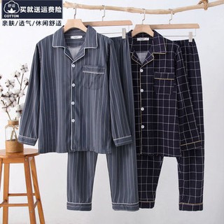 Bộ đồ ngủ pijama dài tay thời trang mùa hè dành cho nam