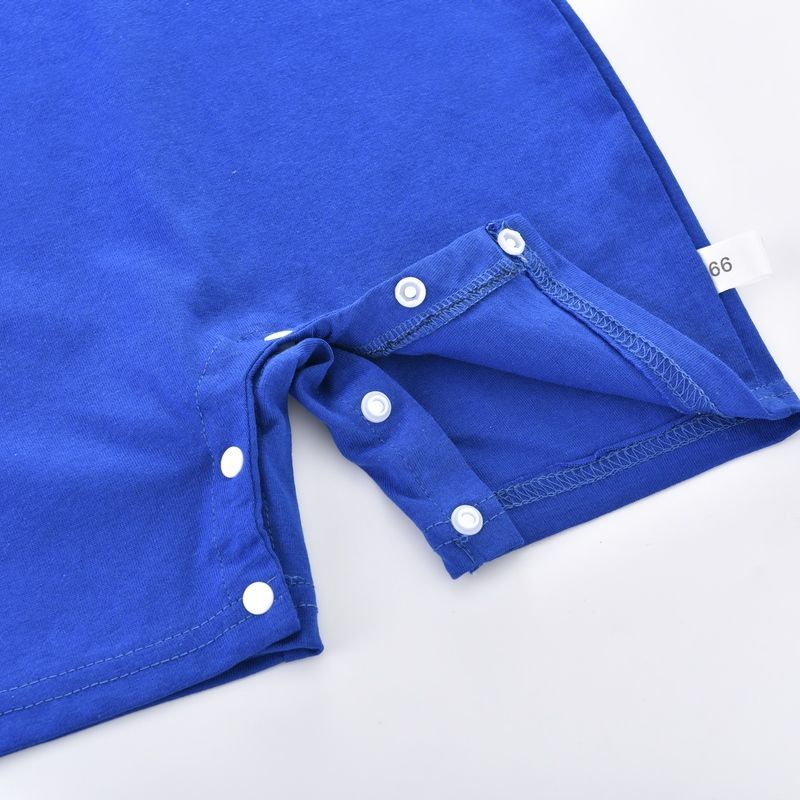 Áo liền quần tay ngắn bằng cotton nguyên chất và băng đô đeo đầu thời trang mùa hè cho trẻ sơ sinh