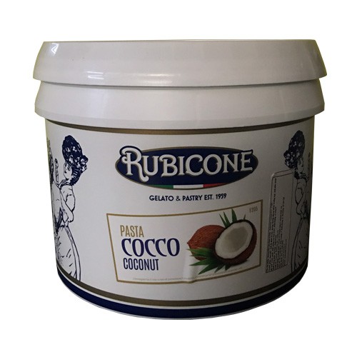 Mứt dừa  Hương liệu làm kem  Rubicone Coconut  Nguyên liệu pha chế, làm kem, bánh ngọt hương vị Dừa của Ý
