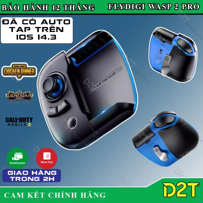 Flydigi Wasp 2 Pro | Tay cầm chơi game cho iOS và Android chơi PUBG, Call of Duty, Liên quân cực thích