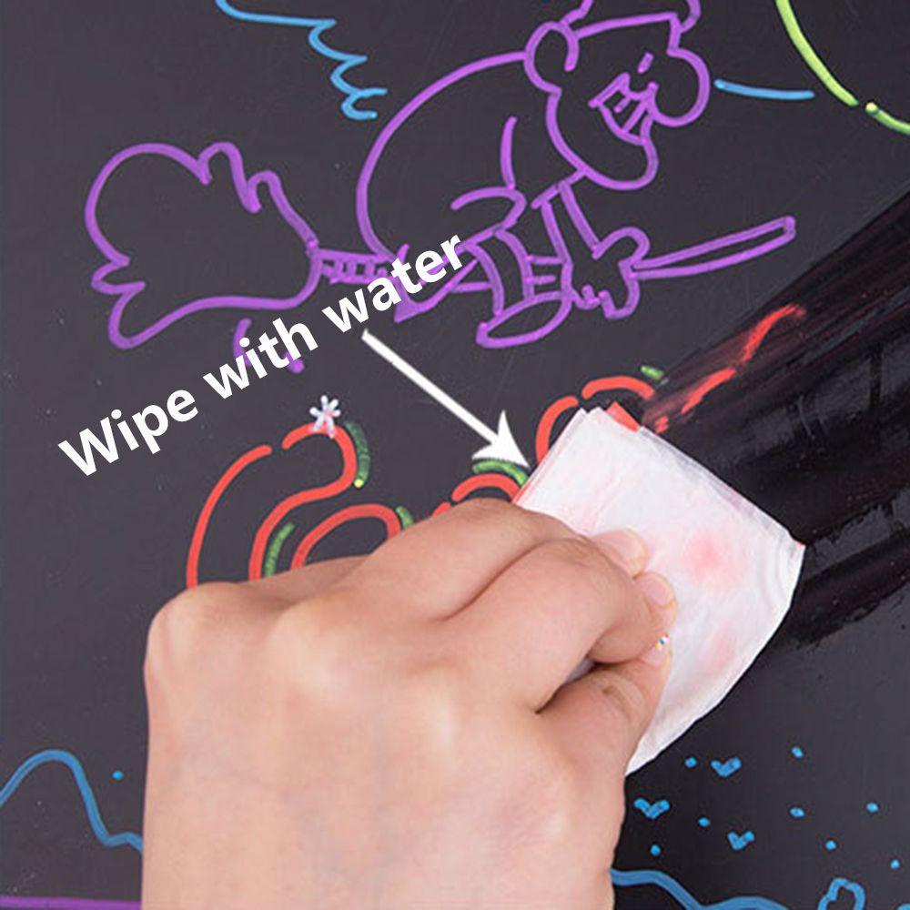 CHOOKEY Bộ 8 Bút Lông Viết Bảng / Kính / Kim Loại / Cửa Sổ Bằng Nhựa /