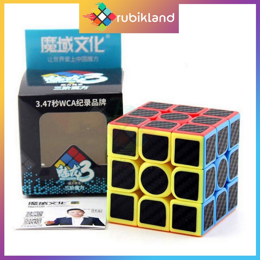 Trọn Bộ Rubik Carbon MoYu MeiLong 2x2 3x3 4x4 5x5 Pyraminx Megaminx Skewb SQ1 Tam Giác 12 Mặt Rubic Đồ Chơi Trí Tuệ