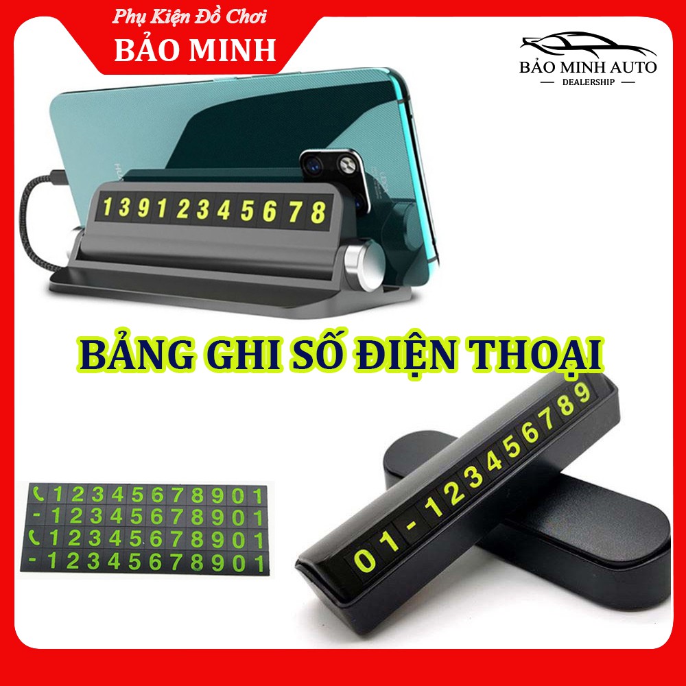 Bảng Ghi Số Điện Thoại - Thẻ Ghi Số Điện Thoại Trên Ô Tô Khi Dừng Đỗ, Tiện Lợi