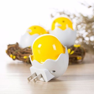 (Có hộp) Đèn Ngủ Trứng Gà Cảm Biến Bật Tắt Tự Động