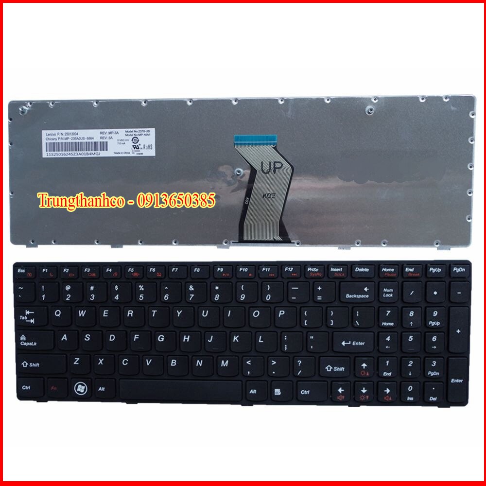 Bàn Phím Laptop Lenovo G570 Z560