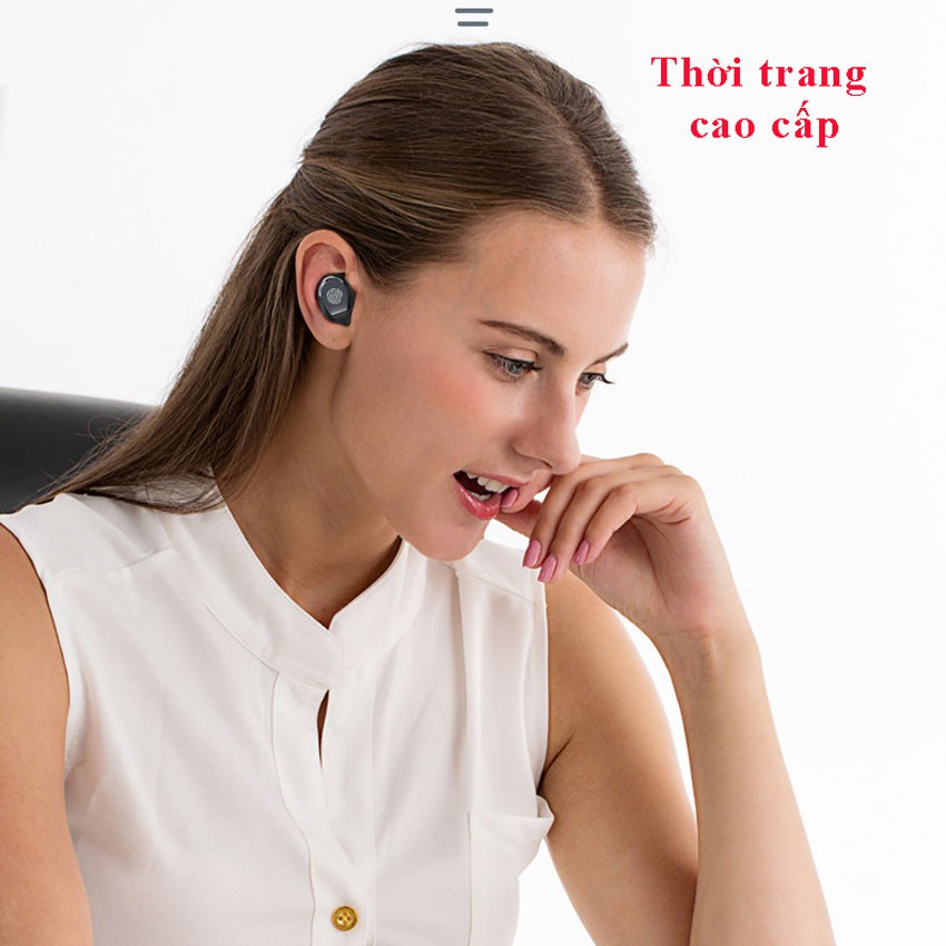 [Free Ship] Tai nghe Bluetooth TWE - Z15 Stereo 5.0 - Tai nghe không dây có Dock sạc 2000mAh kiêm sạc dự phòng, Aha Case | BigBuy360 - bigbuy360.vn