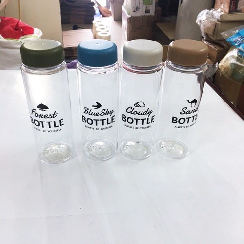 [Hỏa Tốc HN] Bình uống nước có nắp đậy 500ml Màu ngẫu nhiên Nội Địa Nhật Bản