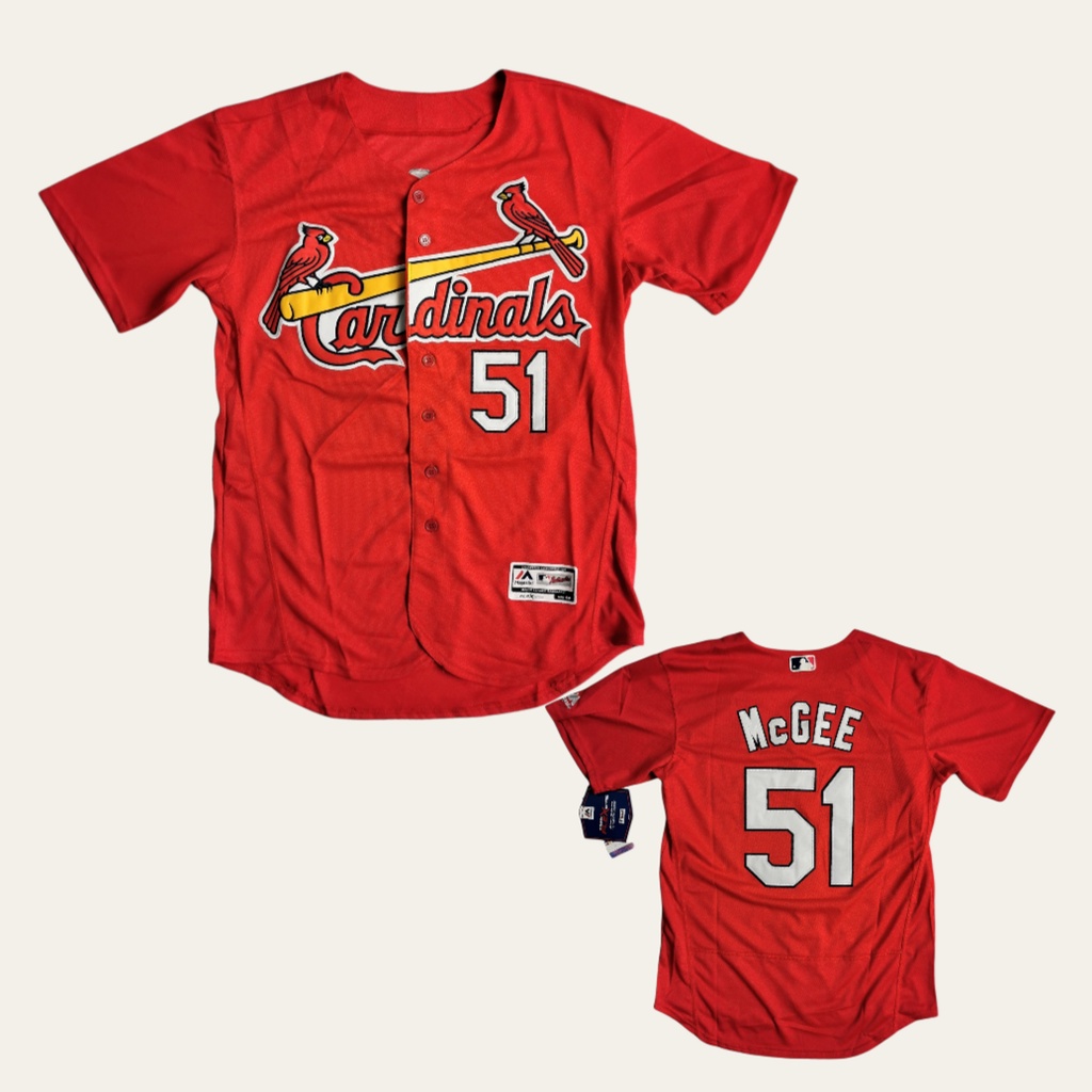 Áo Bóng Chày ¦ St. Louis Cardinals ¦ Nam-Nữ ¦ Streetwear-Unisex-Oversize-BigSize-Hiphop-Kpop ¦ Jersey-Thoáng mát