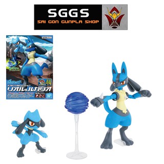 Mô Hình Riolu Lucario Evolution Bandai Pokepla 44 Figure Rise Standard Đồ Chơi Lắp Ráp Anime Nhật