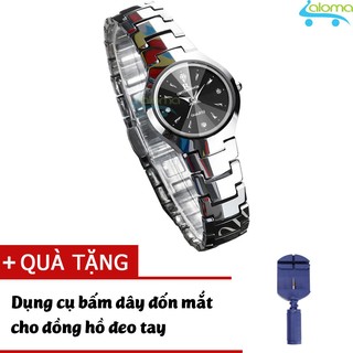 Đồng hồ nữ thời trang chống nước cao cấp R-ontheedge dây kim loại