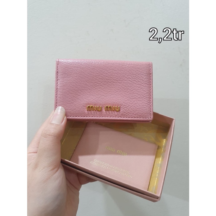 Thanh Lý Ví Miu Miu Nữ Hàng Hiệu Nhật Authentic Đã Qua Sử Dụng Còn Mới 98% Giá Tốt