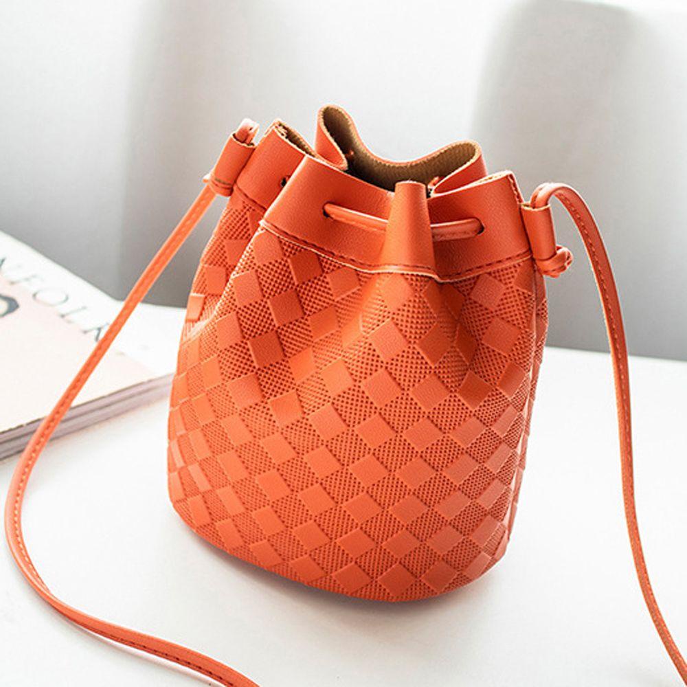 Túi Xách Da Pu Họa Tiết Sọc Caro Phong Cách Vintage Hợp Thời Trang Cho Nữ