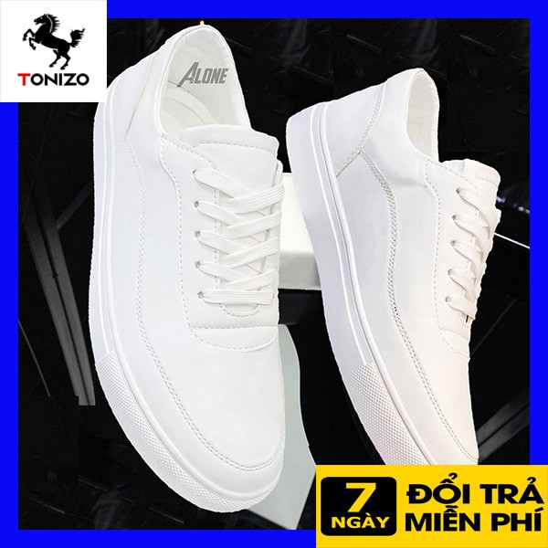 Giày thể thao giá rẻ cao cổ giày sneaker nam trắng giá rẻ mã GTV12